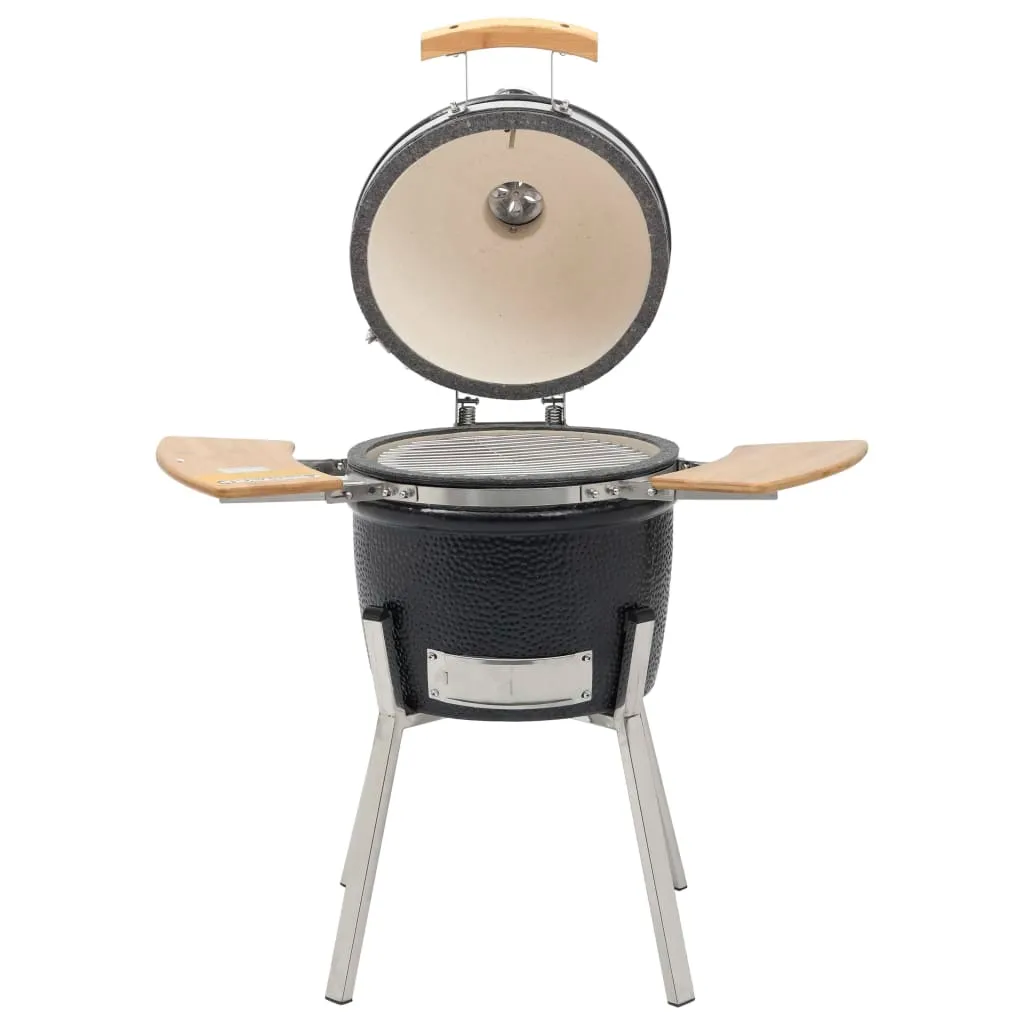 Holzkohlegrills - HOMMIE, Kamado Barbecue Grill Räucherofen Keramik 76 cm 2023